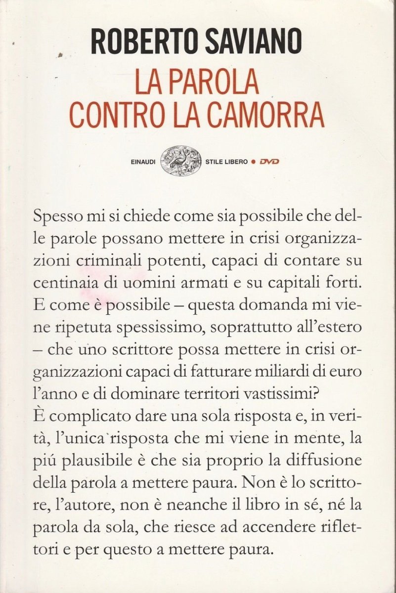 La parola contro la camorra